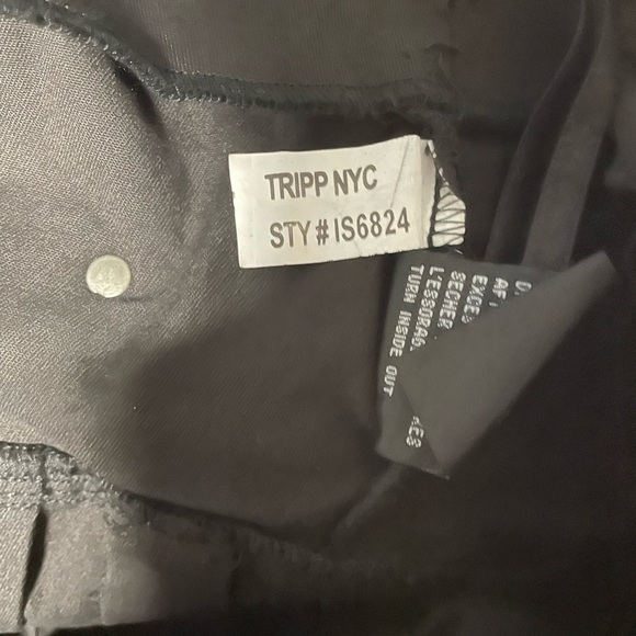 Tripp NYC mini skirt pleated black skull safety pink NWT xxl vintage goth punk - Picture 4 of 7